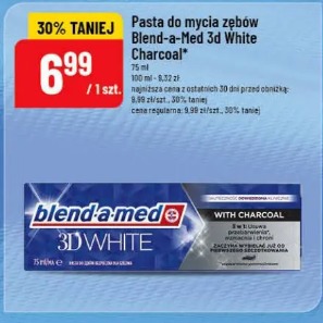 Pasta do mycia zębów Blend-a-Med 3d White Charcoal