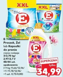 E proszek, żel lub kapsułki do prania