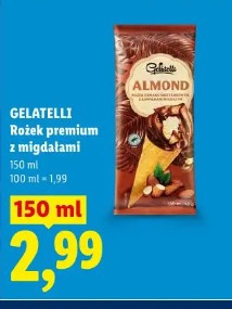 Gelatelli Rożek premium z migdałami