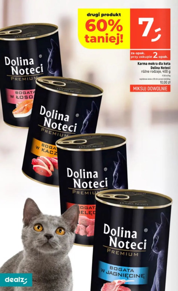 Karma mokra dla kota Dolina Noteci