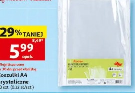 Koszulki A4 krystaliczne