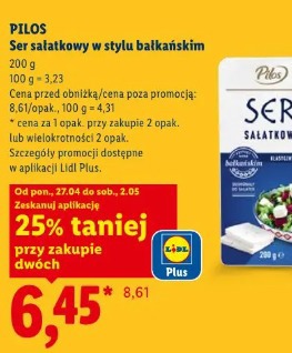 Pilos Ser sałatkowy w stylu bałkańskim