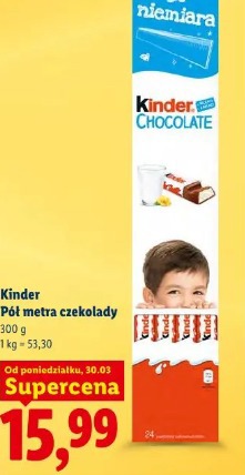 Kinder Pół metra czekolady