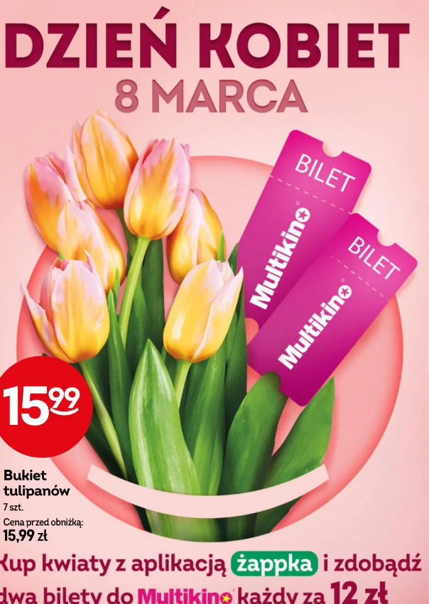 Bukiet tulipanów 7 szt.