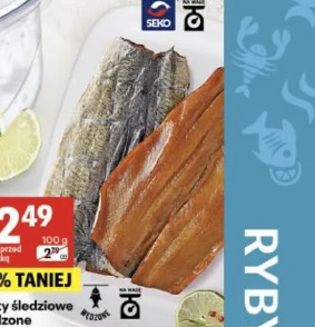 Płaty śledziowe wędzone