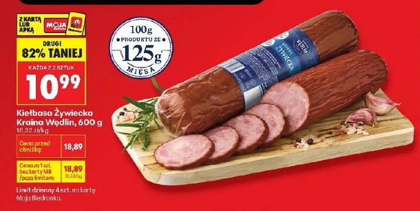 Kiełbasa Żywiecka Kraina Wędlin