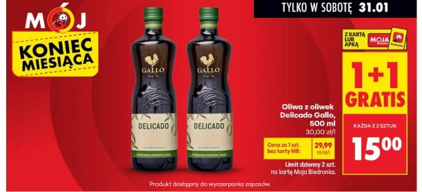 Oliwa z oliwek Delicado Gallo, 500 ml