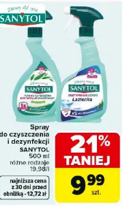 Spray do czyszczenia i dezynfekcji Sanytol