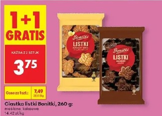 Ciastka listki Bonitki
