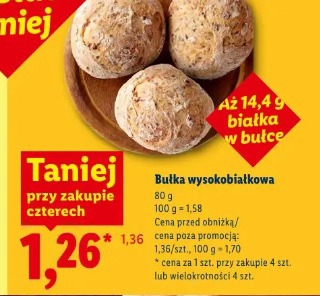 Bułka wysokobiałkowa