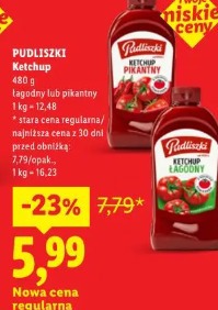 Pudliszki Ketchup łagodny lub pikantny