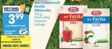 Ser w plastrach Favita Mlekovita