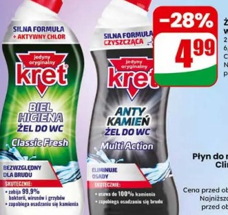 Kret żel do mycia WC