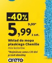 Wkład do mopa płaskiego Chenille Areto