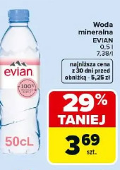 Woda mineralna Evian