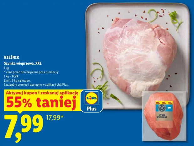 Rzeźnik Szynka wieprzowa, XXL