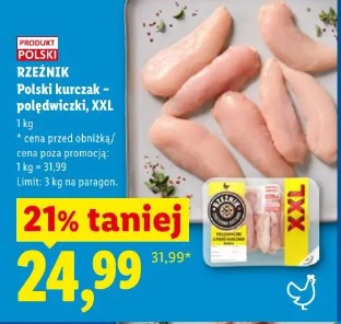 Rzeźnik Polski kurczak – polędwiczki, XXL
