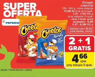 Chrupki CHEETOS PEPSICO