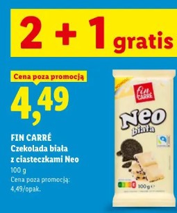 Fin Carré Czekolada biała z ciasteczkami Neo