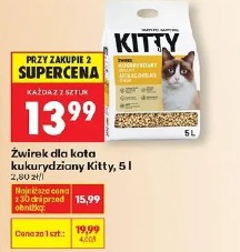 Kitty żwirek dla kota kukurydziany, 5 l