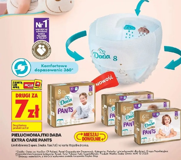 Pieluchomajtki Dada Extra Care Pants