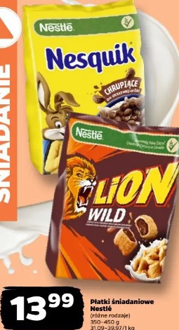 Płatki śniadaniowe Nestlé