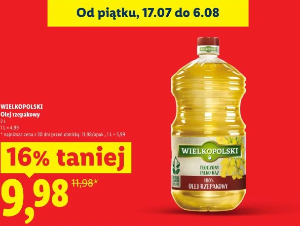 Wielkopolski Olej rzepakowy