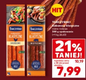 Kabanosy klasyczne drobiowe Tarczyński