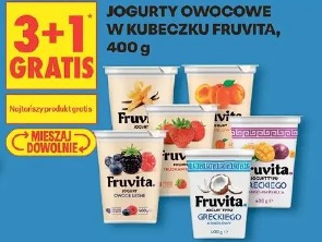 Jogurty owocowe w kubeczku Fruvita
