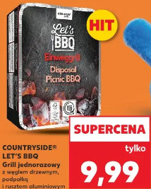 Countryside Let's BBQ grill jednorazowy