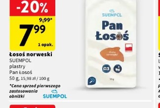 Łosoś norweski Suempol plastry Pan Łosoś