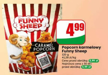 Popcorn karmelowy Funny Sheep
