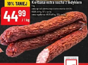 Kiełbasa extra sucha z indykiem