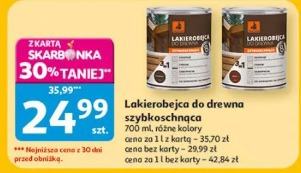 Lakierobejca do drewna szybkoschnąca