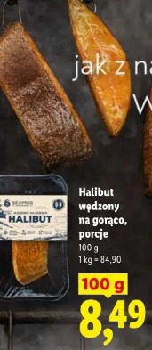 Halibut wędzony na gorąco, porcje Seamor