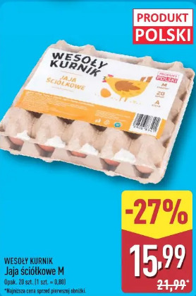 Jaja ściółkowe M Wesoły Kurnik