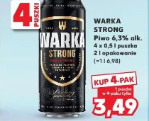 Warka Strong Piwo