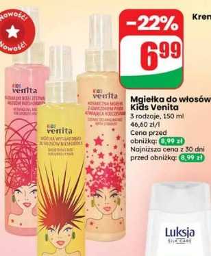 Mgietka do włosów Kids Venita