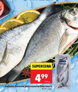 Świeża dorada patroszona Marinero