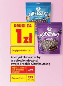 Rodzynki lub orzechy w polewie mlecznej Twoje Słodkie Chwile