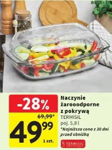 Naczynie żaroodporne z pokrywą Termisil