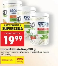 Go Active Izotonik 630 g cytrynowy, pomarańczowy, truskawka z miętą