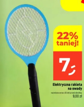 Elektryczna rakieta na owady