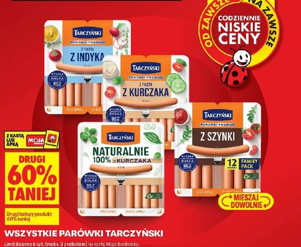 Wszystkie parówki Tarczyński