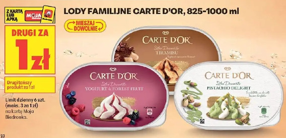 Lody familijne Carte d'Or