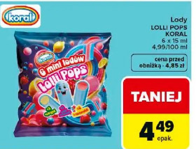 Lody Lolli Pops Koral