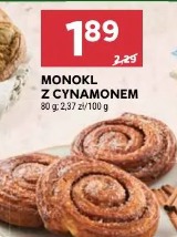 Monokl z cynamonem