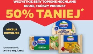 Wszystkie sery topione Hochland drugi, tańszy produkt