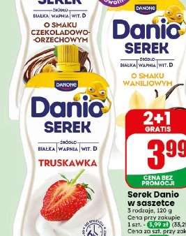 Serek Danio w saszetce o smaku waniliowym