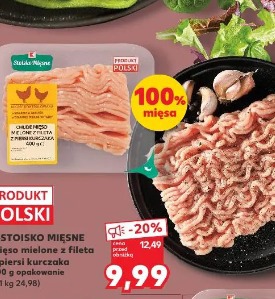 K-Stoisko Mięsne Mięso mielone z fileta z piersi kurczaka